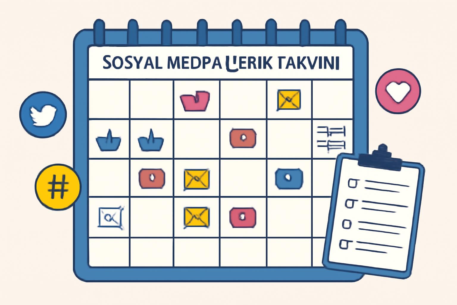 Sosyal Medya İçerik Takvimi Nasıl Hazırlanır?